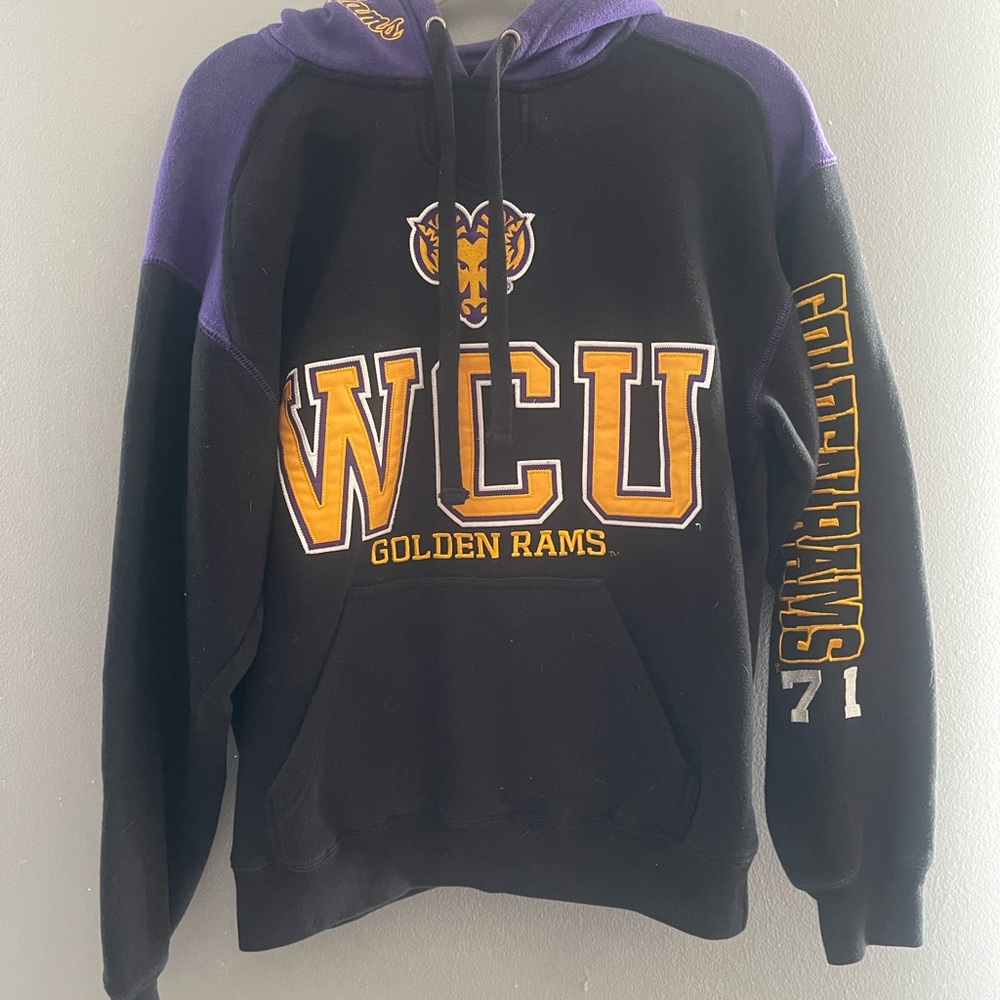 J. America Black and Purple WCU Golden Rams Hoodie